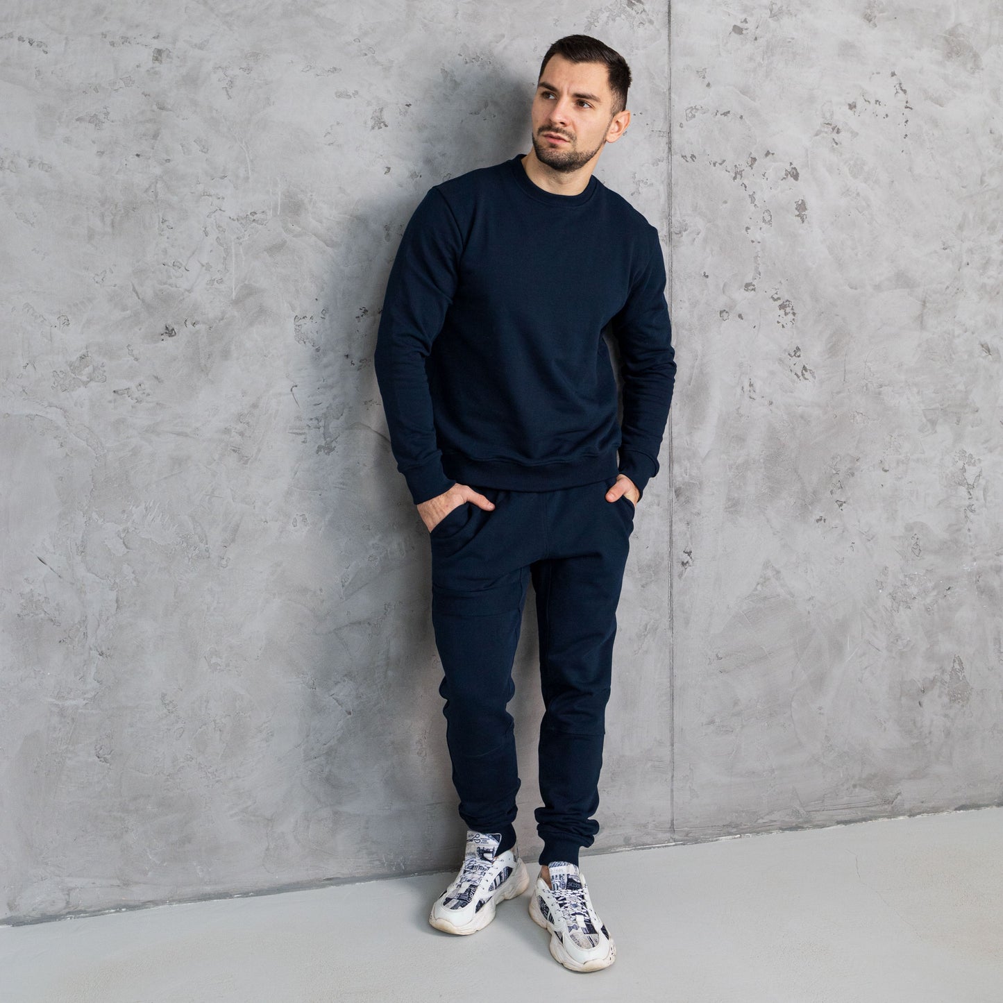 Sweatshirt DarkBlue Basic