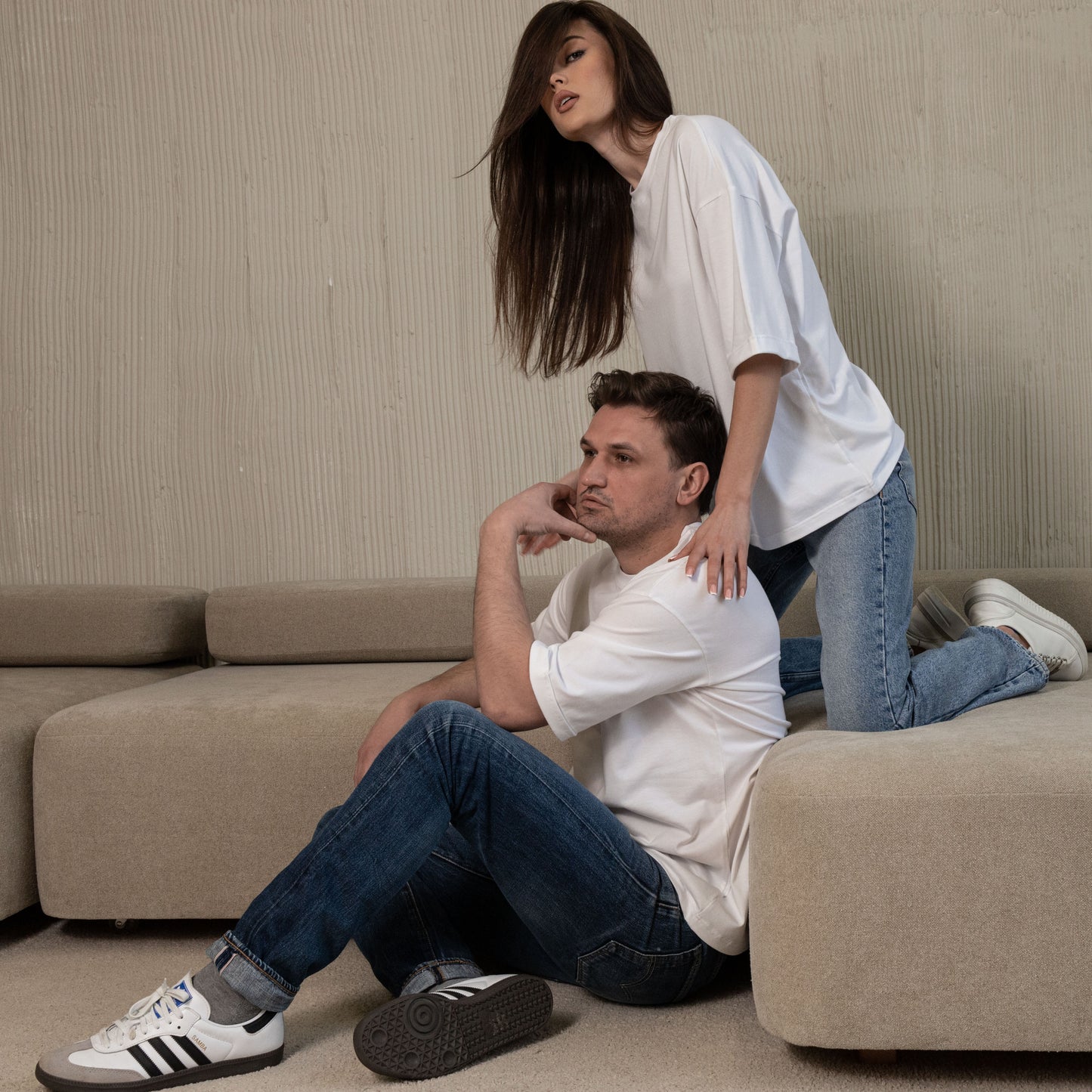 T-shirt White Oversize