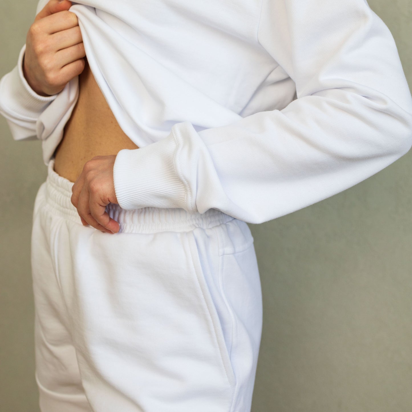 Tracksuit White Basic