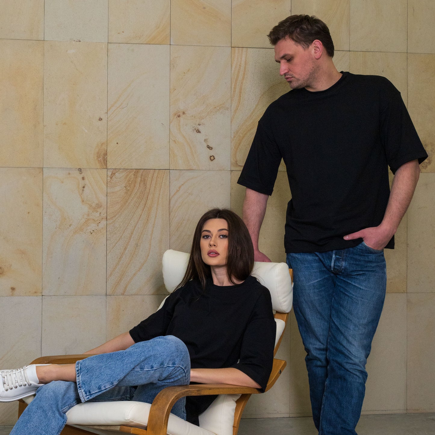 T-shirt Black Oversize