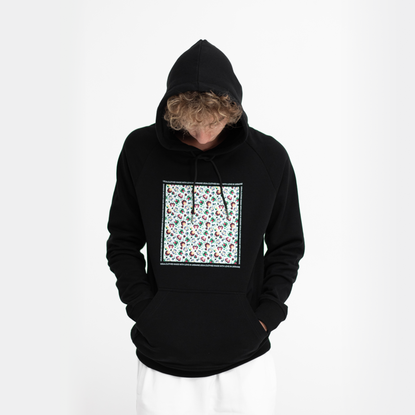 Hoodie Black Petrykivka