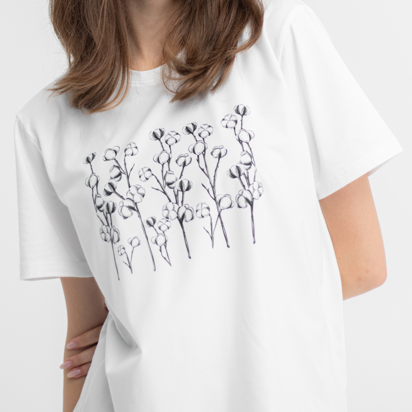 T-shirt Black Bavovna