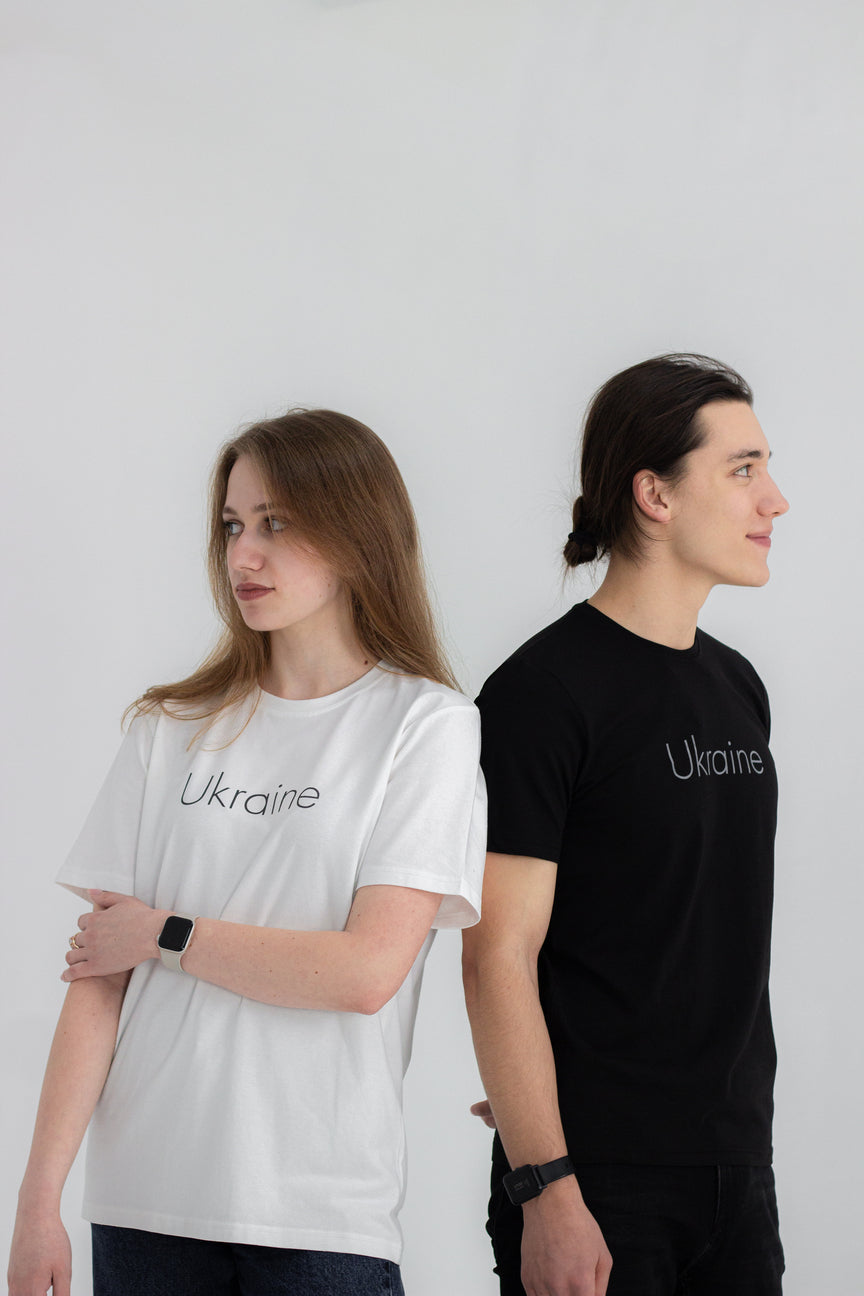 T-shirt Black Ukraine