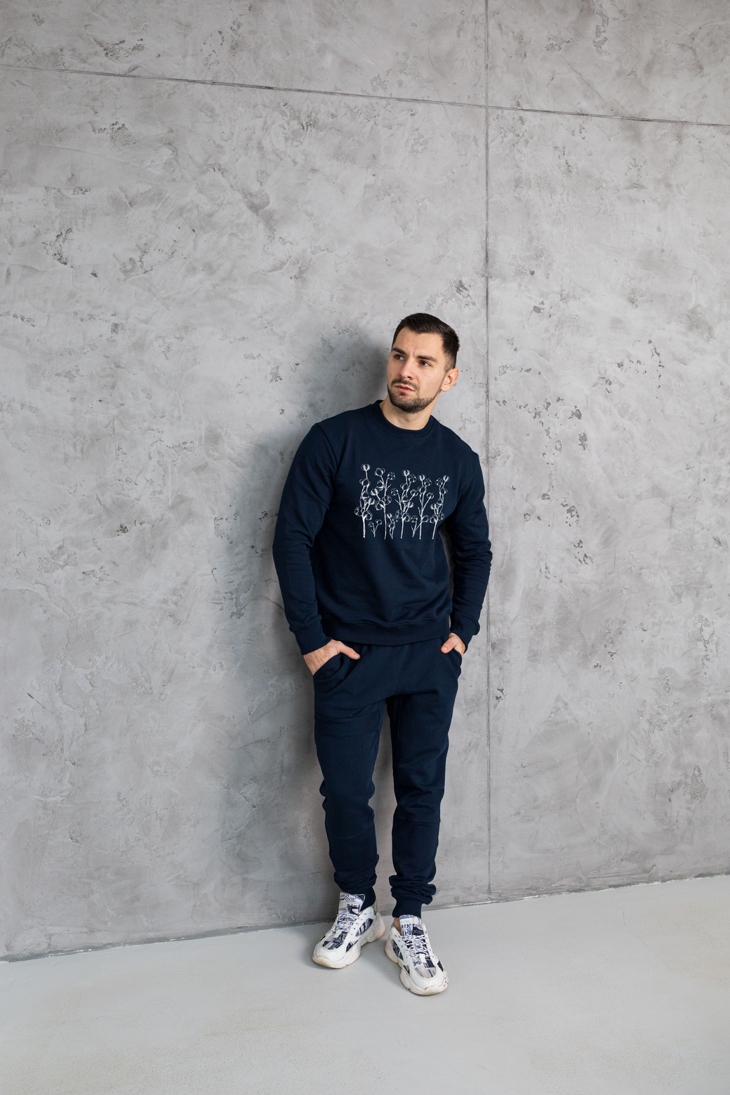Sweatshirt DarkBlue Bavovna