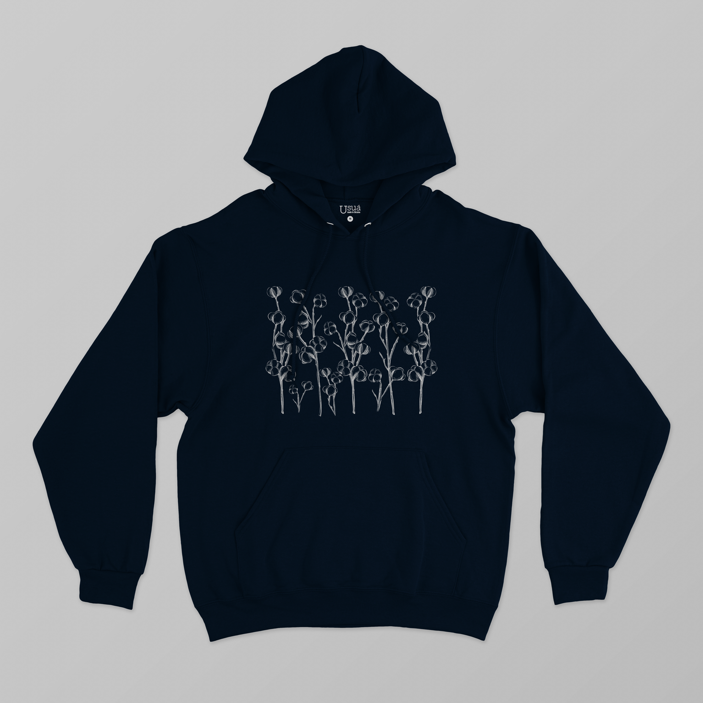 Hoodie DarkBlue Bavovna