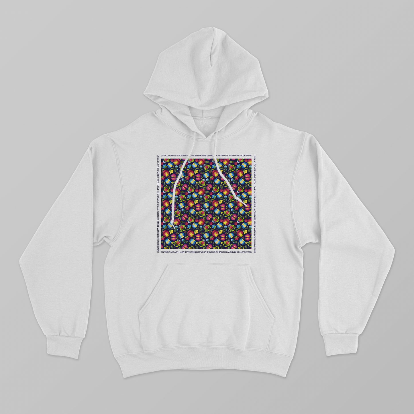 Hoodie White Petrykivka