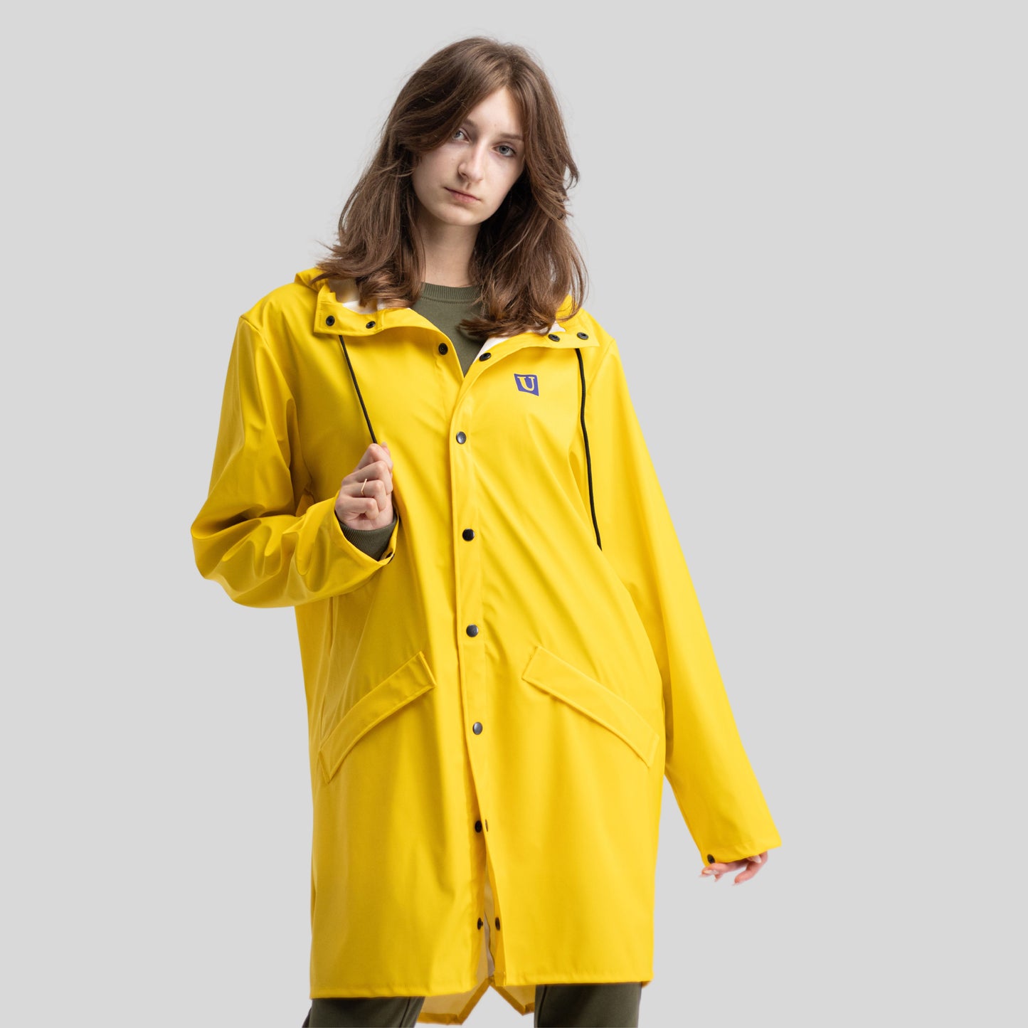 Raincoat Yellow Long
