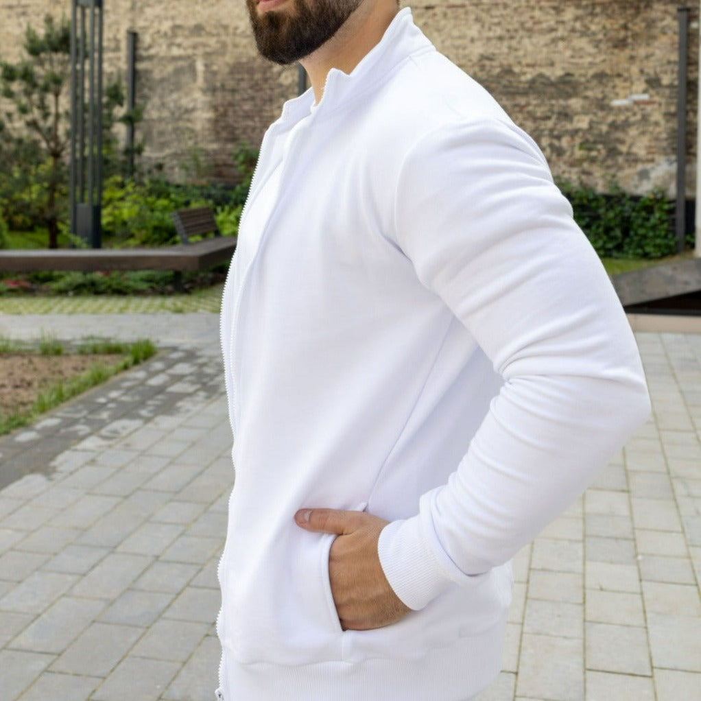 Спортивний костюм Білий Базовий (Олімпійка)