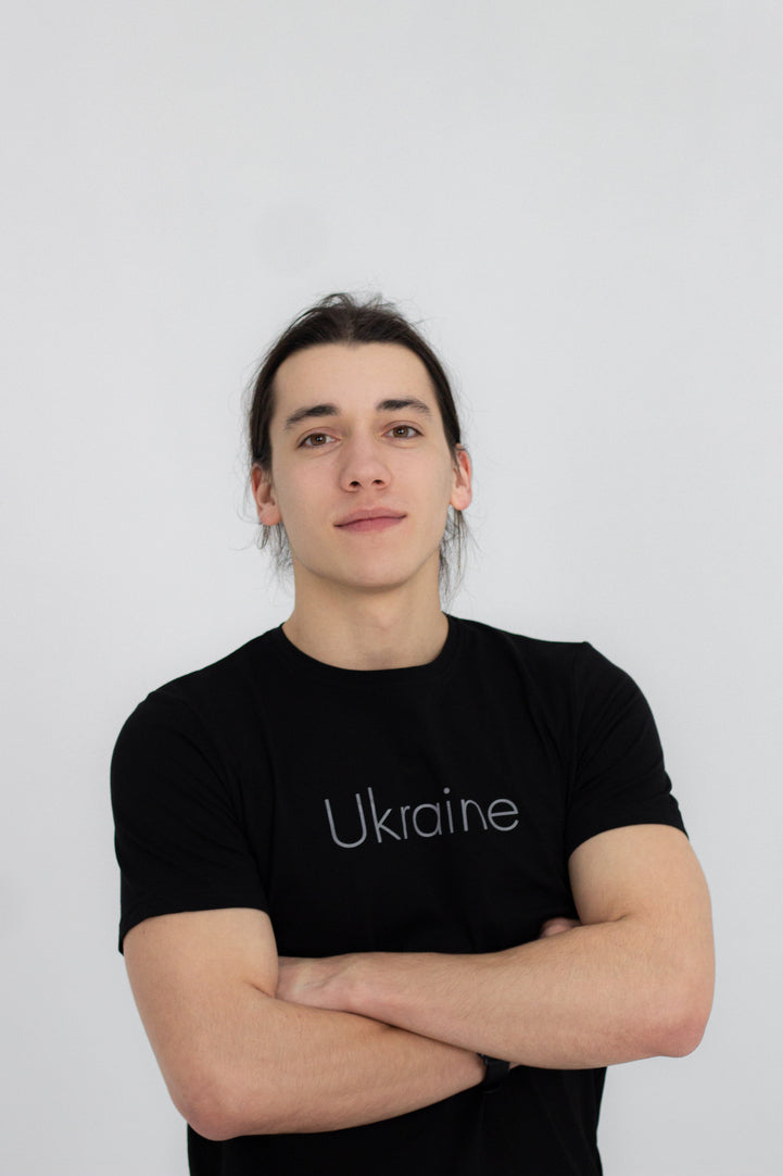 T-shirt Black Ukraine